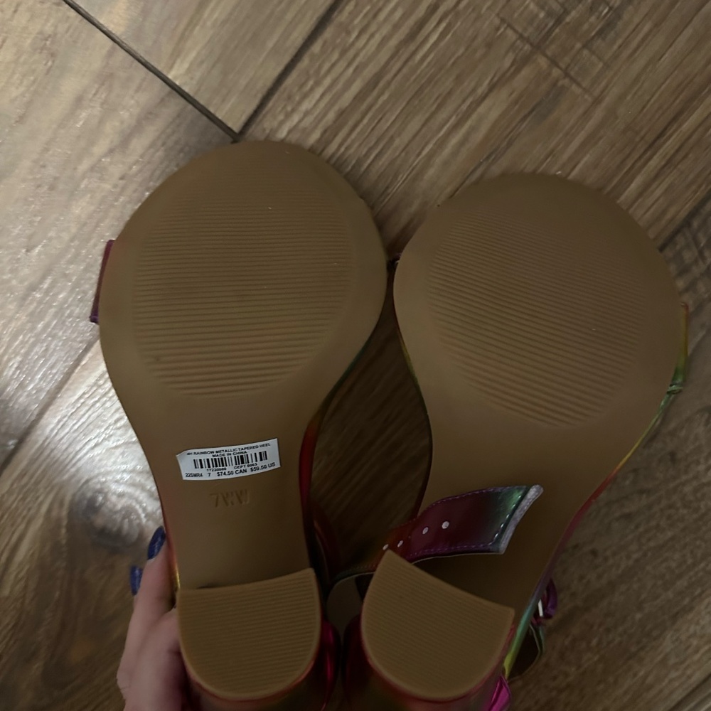 NWT Torrid rainbow heels - Picture 4 of 4